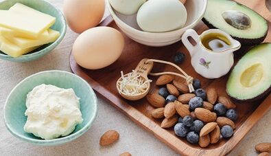 keto-ruokavaliossa sallittuja ruokia